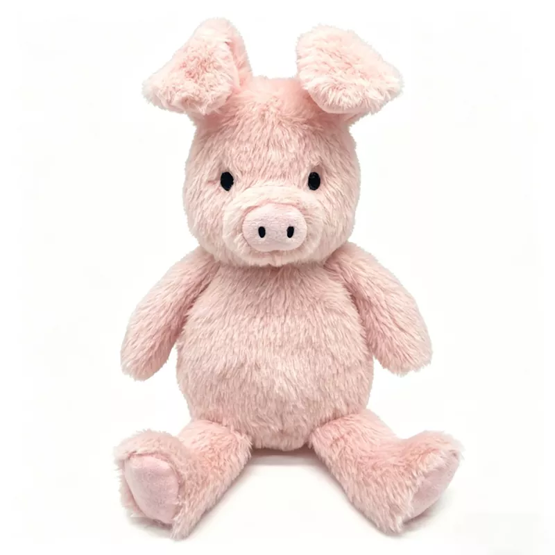 Sevimli Pink Piggy Animal Peluş Oyuncaq
